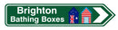 Brighton Beach Road Sign Magnet 120 X 30mm - Belta Brands