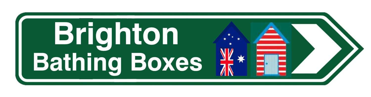 Brighton Beach Road Sign Magnet 120 X 30mm - Belta Brands