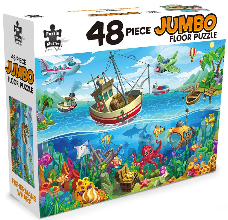 Jumbo Floor Puzzle Fishermans Wharf