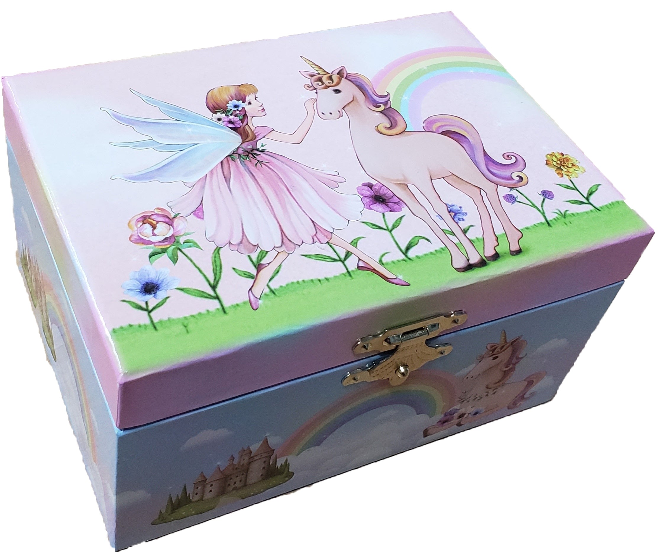 Music Jewel Box Rectangle Fairy Unicorn - Belta Brands