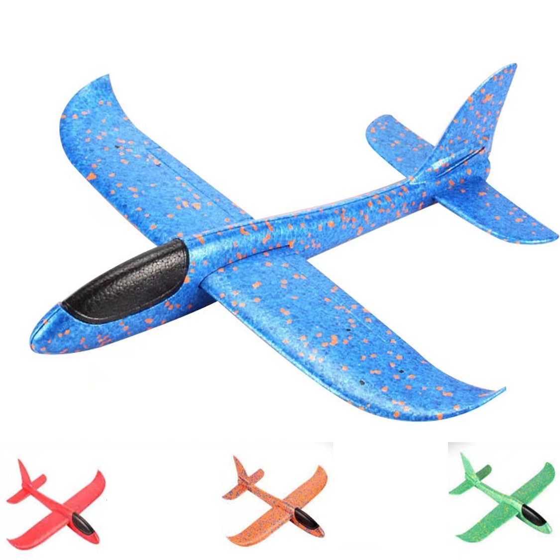 Glider Foam Wingspan 48cm asstd Colours - Belta