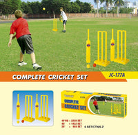 Cricket Set 2 Bats 2 Sets of Stumps 2 Balls - Belta