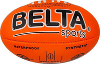 Footy AFL PVC Soft Touch Match 2 Fluro Orange - Belta