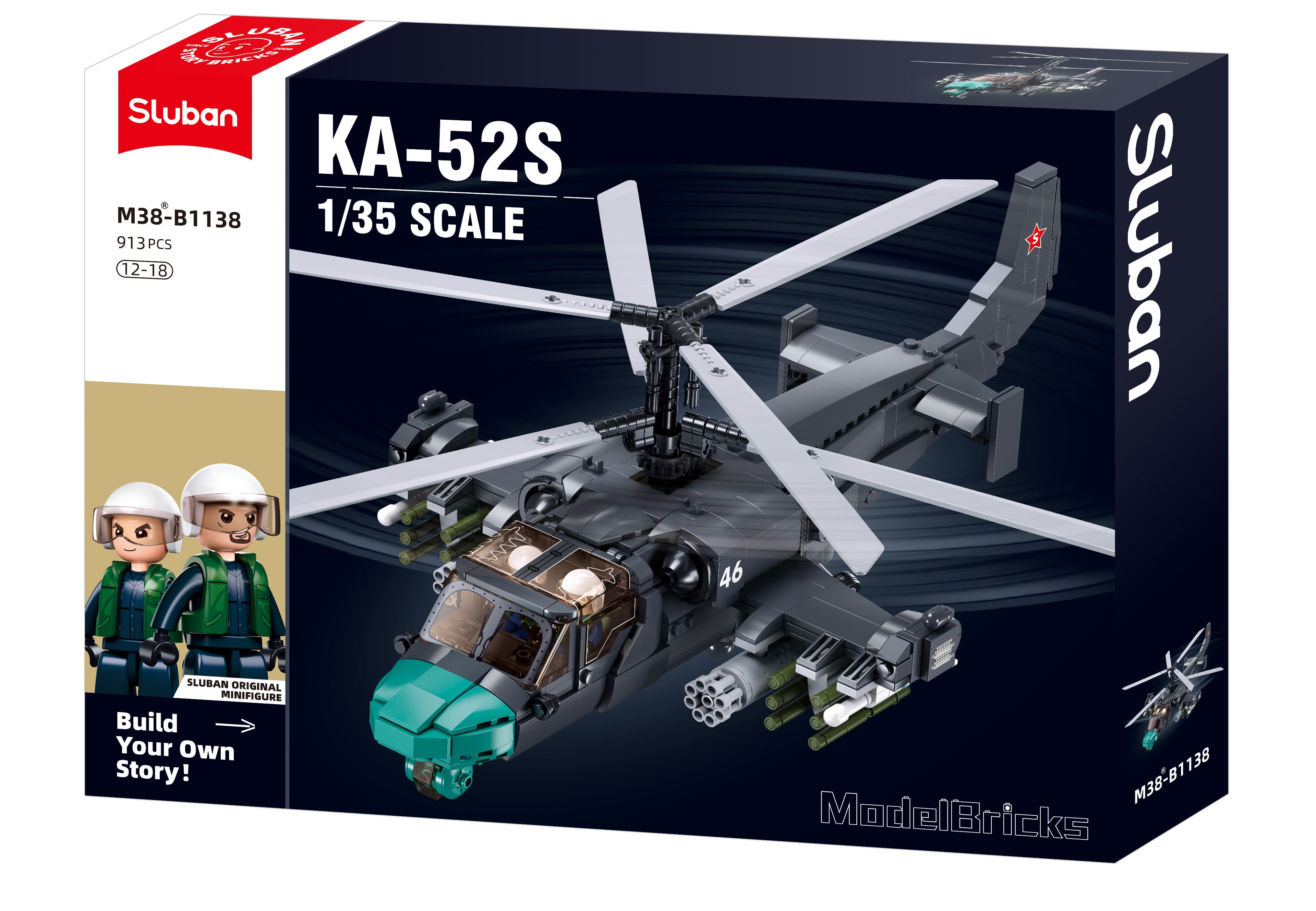 MB KA-52S Helicopter Gunship Sluban - Belta Brands