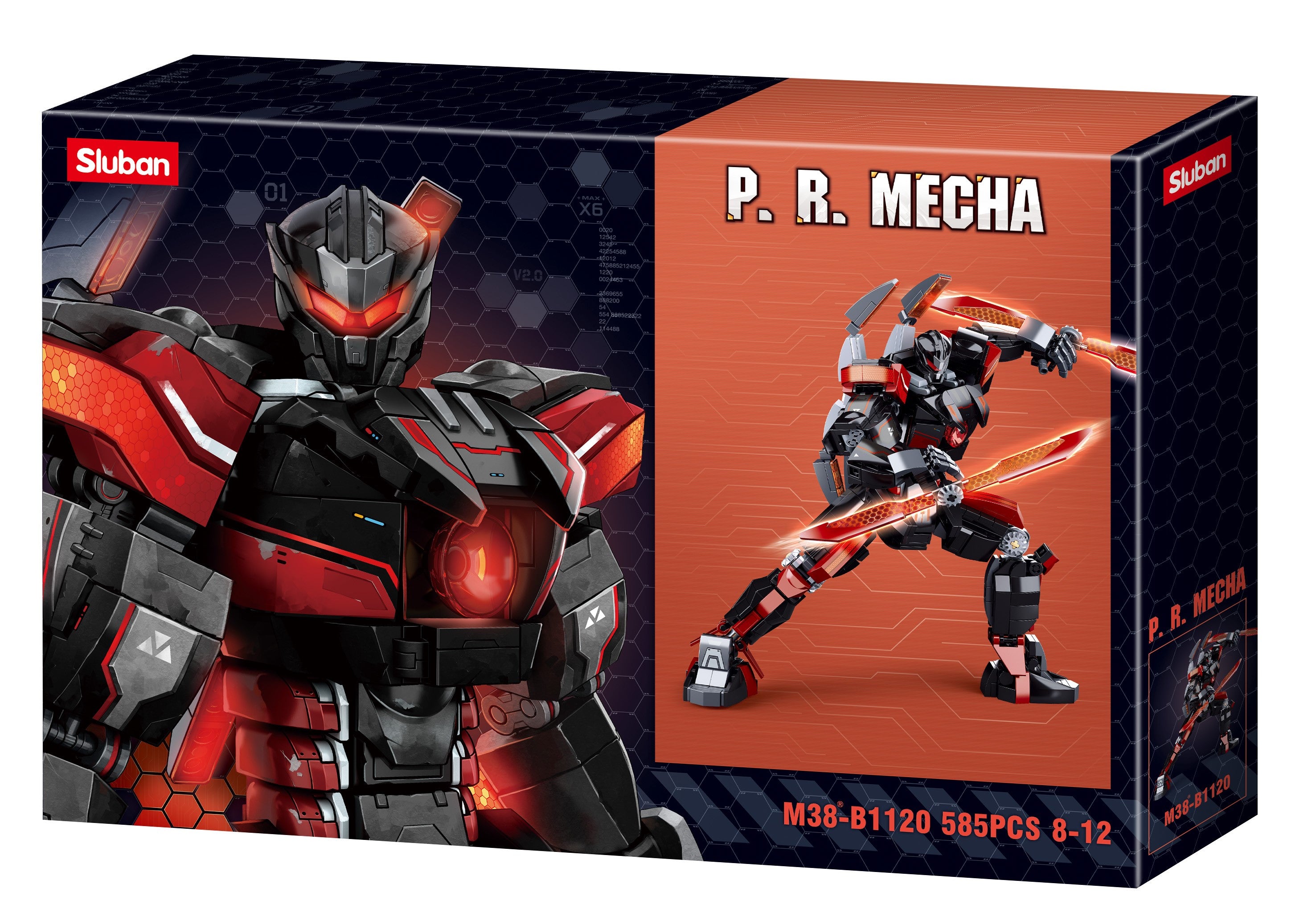 PR Mecha w/ Double Swords 585pcs Sluban - Belta Brands