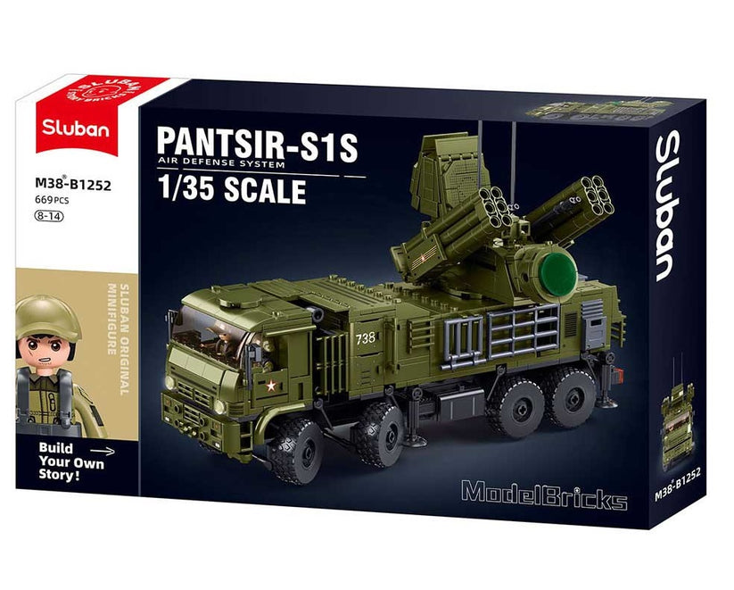 Model Bricks Pantsir-S1S Self Propelled ADS 659pcs - Sluban