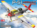 P-51 Mustang plane click quick build No Glue Required - Belta Brands