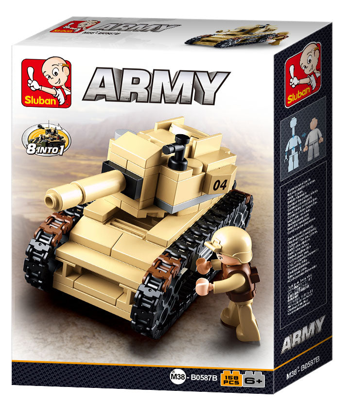 Army Tank 158pcs Sluban - Belta Brands