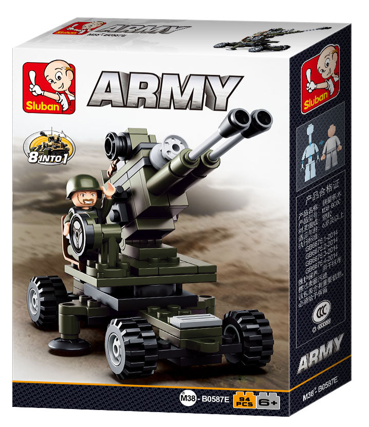 Army Artillery 95pcs Sluban - Belta Brands