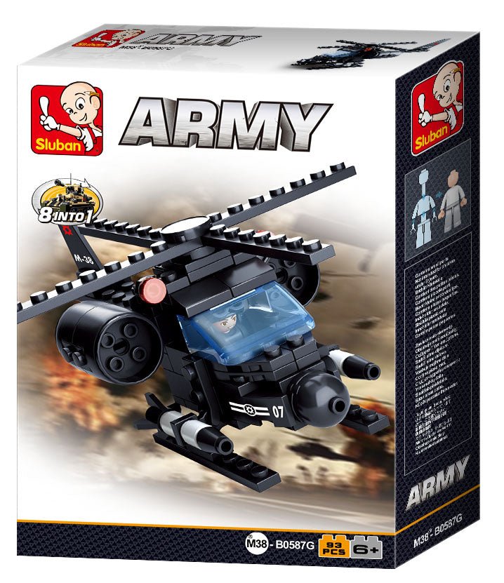 Army Helicopter 93pcs Sluban - Belta Brands