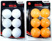 Table Tennis Balls Pack Of 6 - Belta Branda