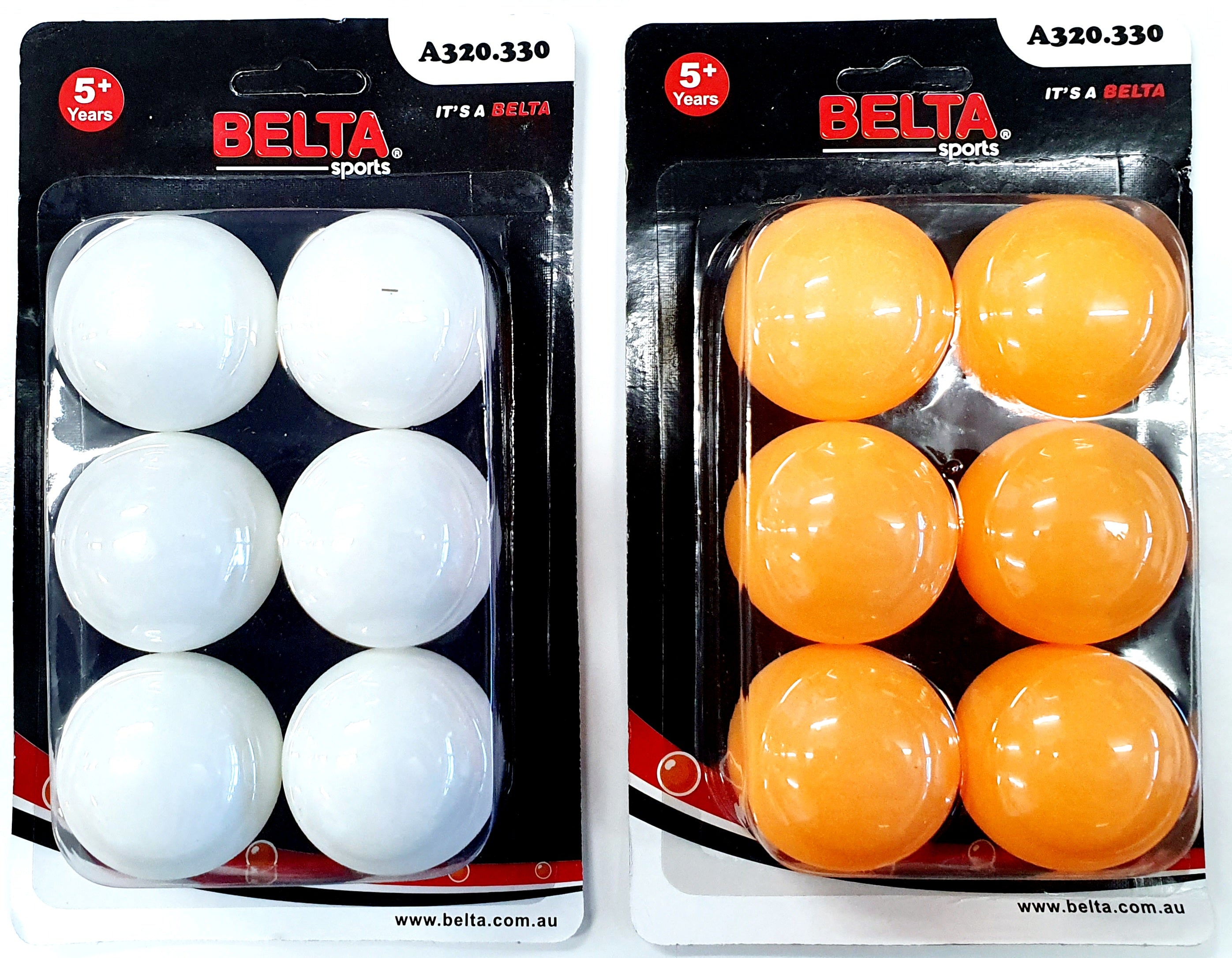 Table Tennis Balls Pack Of 6 - Belta Branda