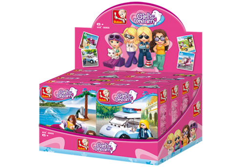 Sluban Building Blocks Girls Dream 4 asstd models - Belta Brands