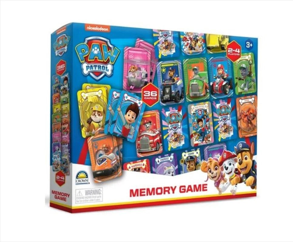 Paw Patrol Memory Game - Crown