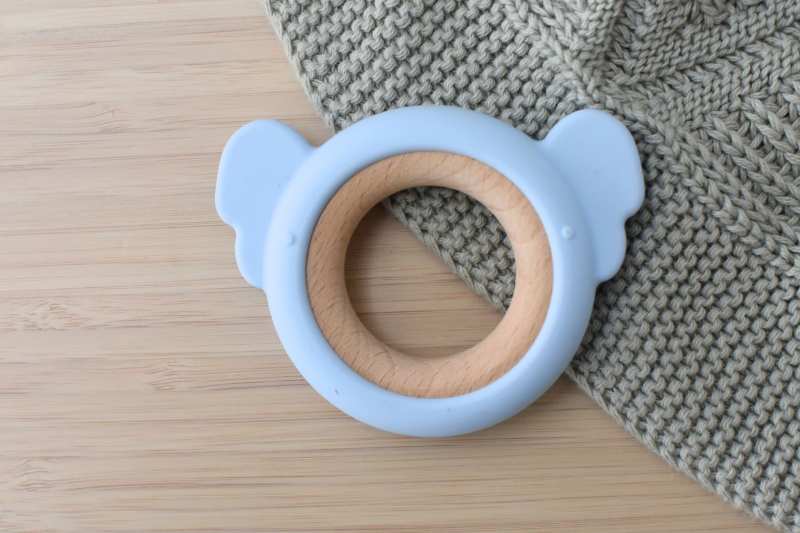 Silicone Splash Teether – Blue (Koala Dream)