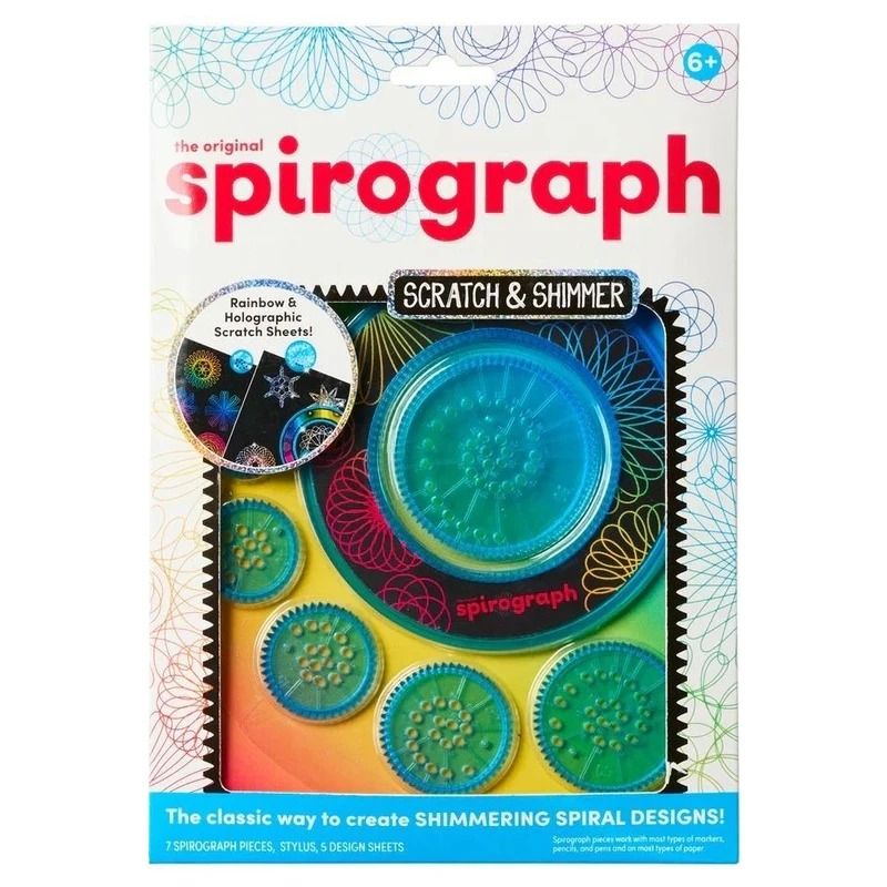 Spirograph - 'value Pack' - Scratch & Shimmer