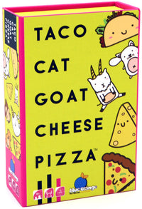 Taco Cat Goat Cheese Pizza card game - Blue Orange