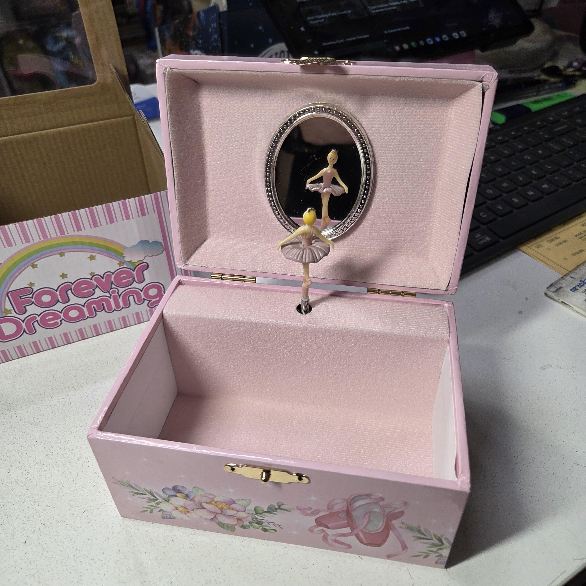 Music Jewel Box Rectangle ~ Ballerina ~ Swan Lake - Belta